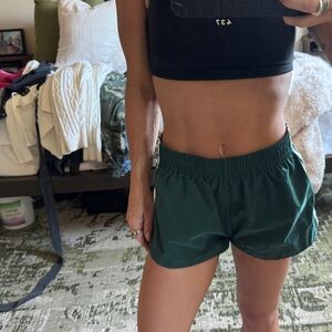 superdown Forest Green Athletic Shorts